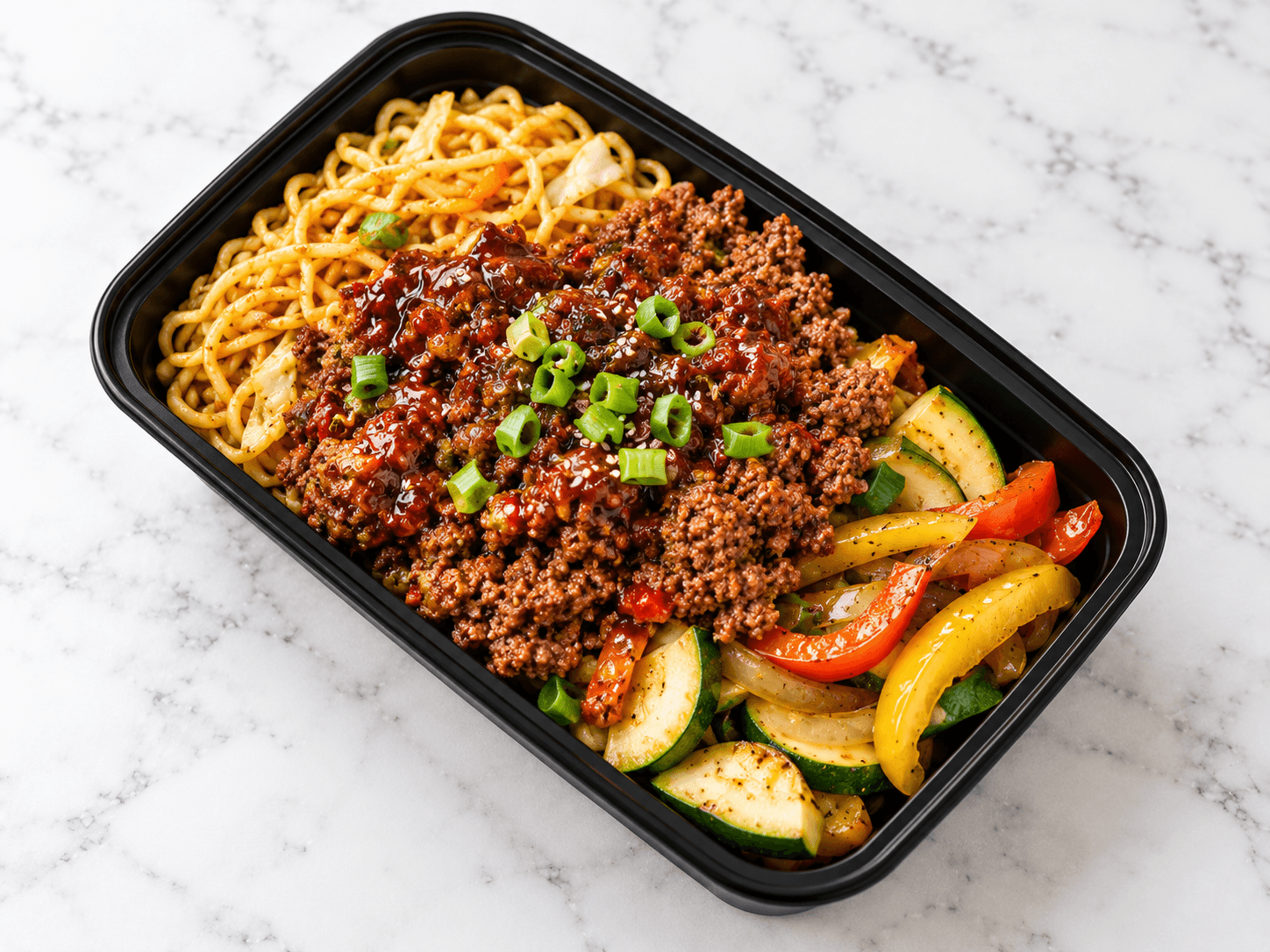 Korean BBQ Beef & Yakisoba